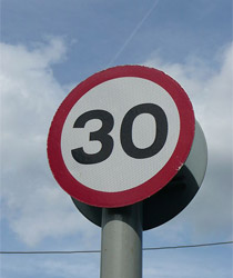 30 mph speed limit