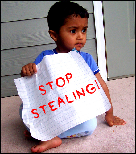 stop thief - living in a shared house with someone who steals