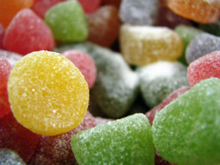 Sweets in a traditional sweetie shop