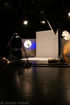 A television studio