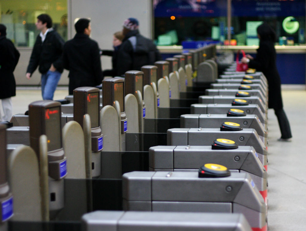 Train ticket barriers - commuters who dither and don't know where they are going