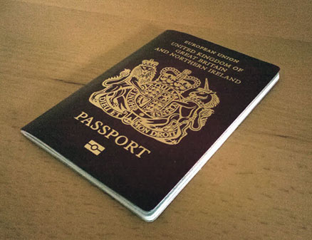 A UK passport