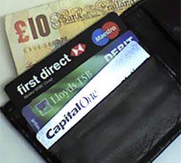 A wallet, first direct, lloyds tsb, capital one, free banking