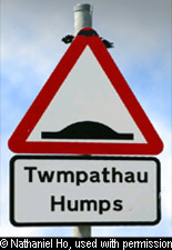 A Welsh road sign - (C) Nathaniel Ho, used with permission