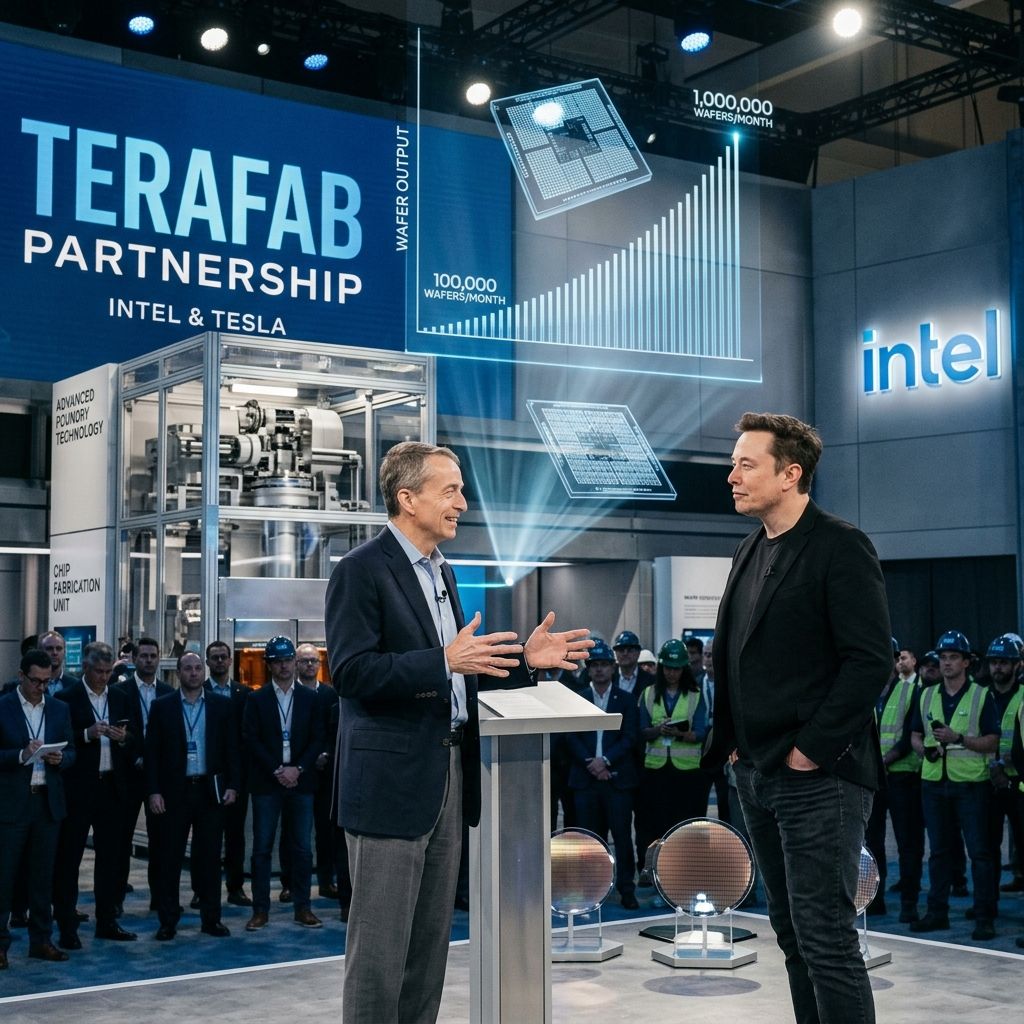 Intel Teams Up With Elon Musk on $25B Terafab Chip Megaproject