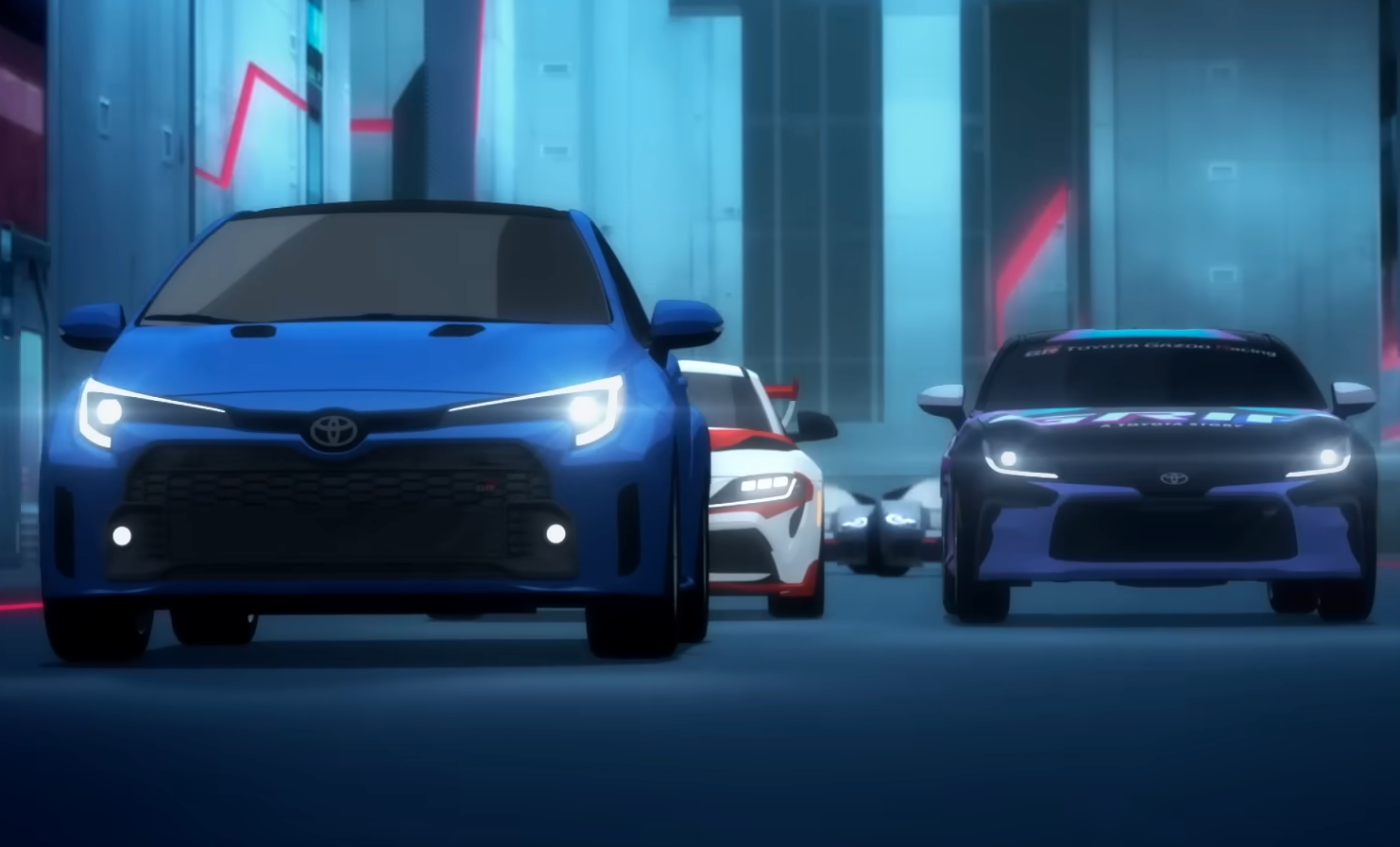 Toyota GRIP anime screenshot
