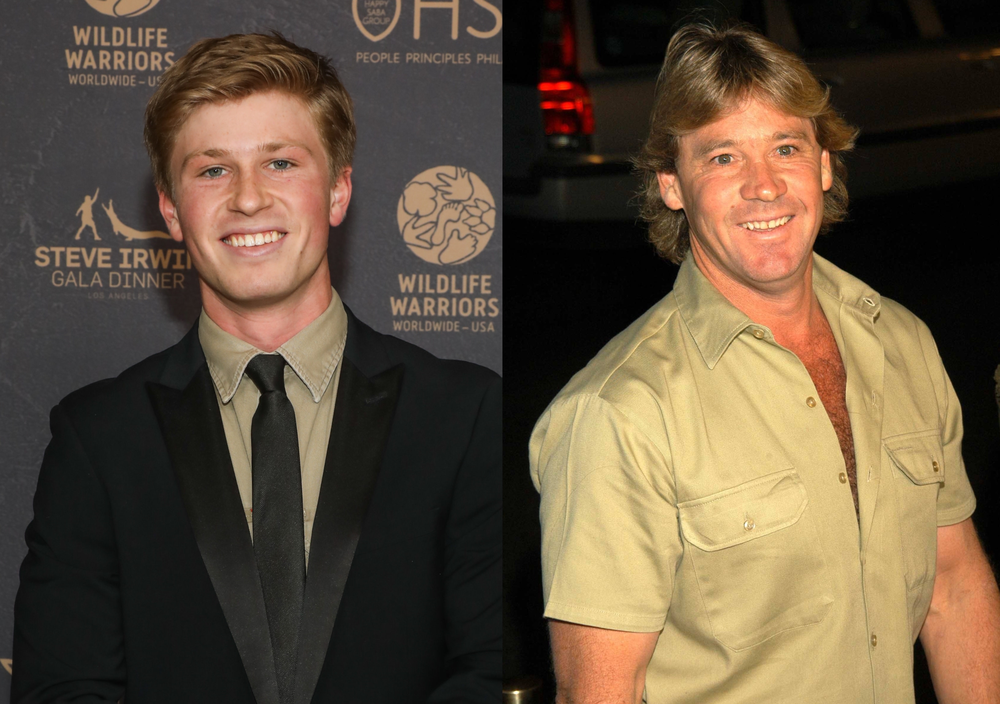 Animal Conservationist / TV Personality Robert Clarence Irwin attends the 2023 Steve Irwin Gala Dinner at SLS Hotel, a Luxury Collection Hotel, Beverly Hills on May 06, 2023 in Los Angeles, California. Steve Irwin at Master and Commander: The Far Side of the World Los Angeles Premiere, Academy Theater, Beverly Hills, Calif., 11-11-03 Beverly Hills Calif United States EDITORIAL USE ONLY