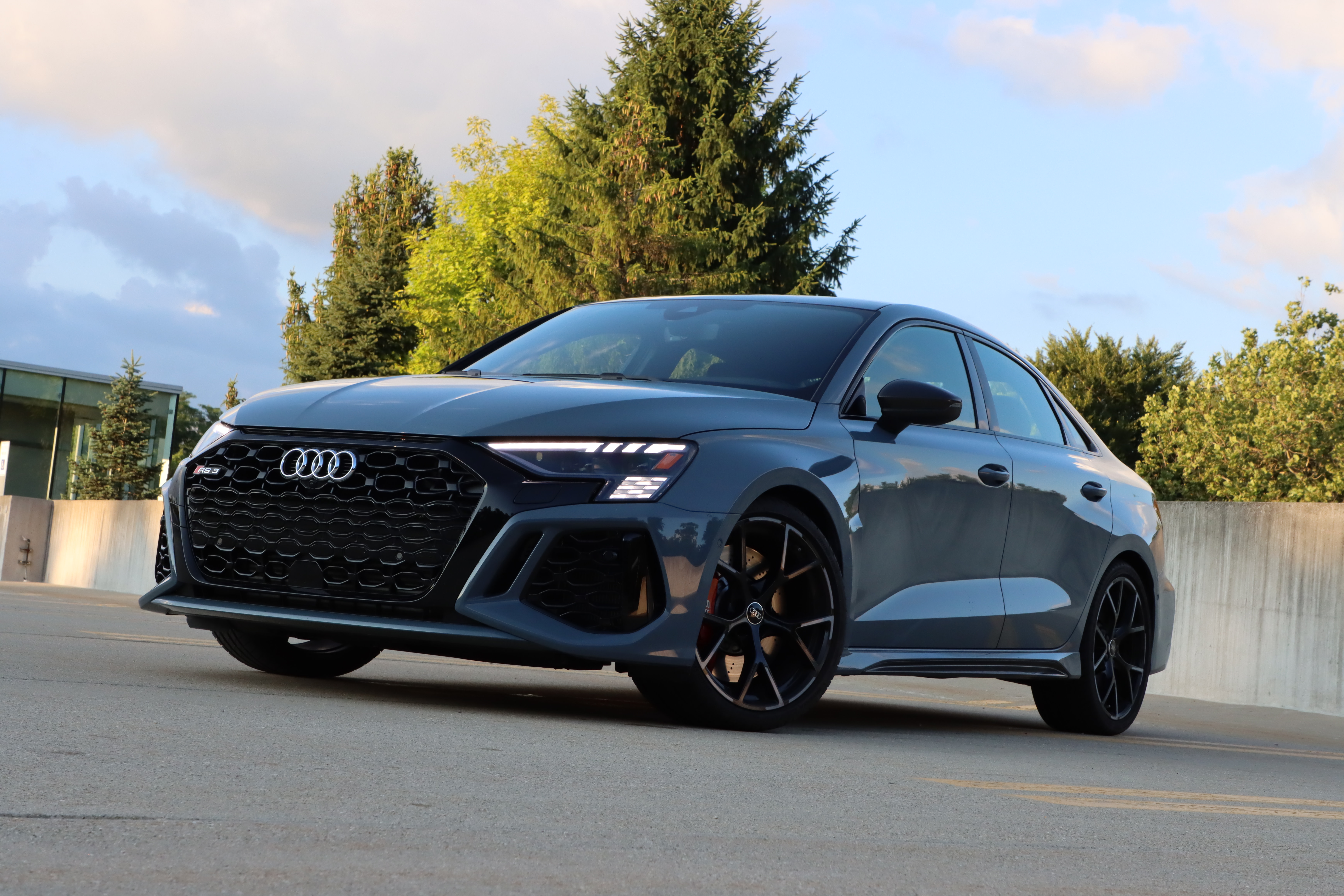 2024 Audi RS3 exterior.