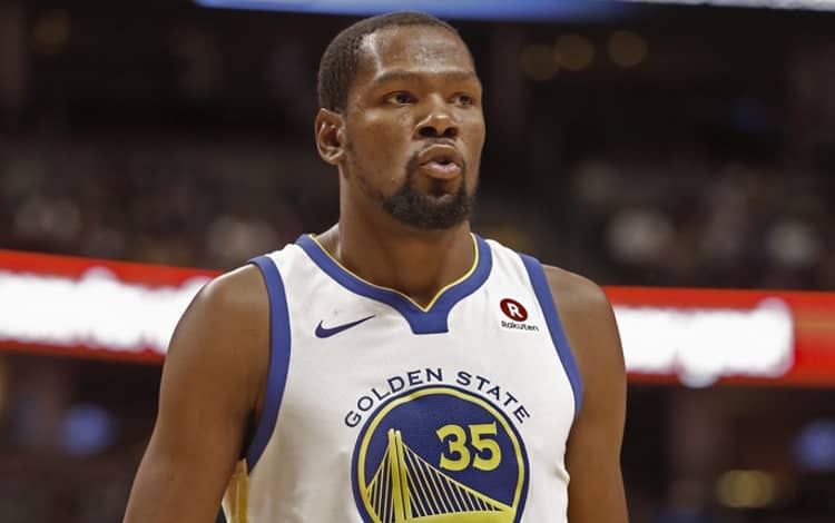 Kevin Durant for the Golden State Warriors - Icon Sportswire