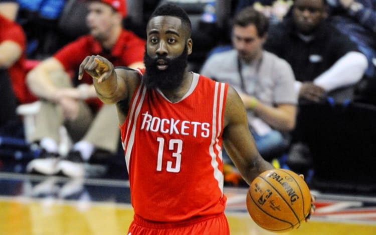 James Harden for the Houston Rockets - Icon Sportswire