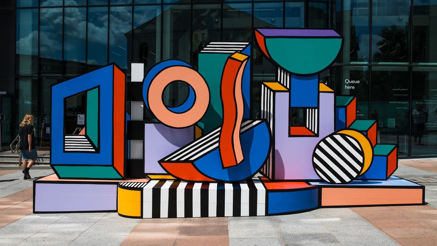 Putting Things in Perspective by Camille Walala, 2021 at The Box, Plymouth