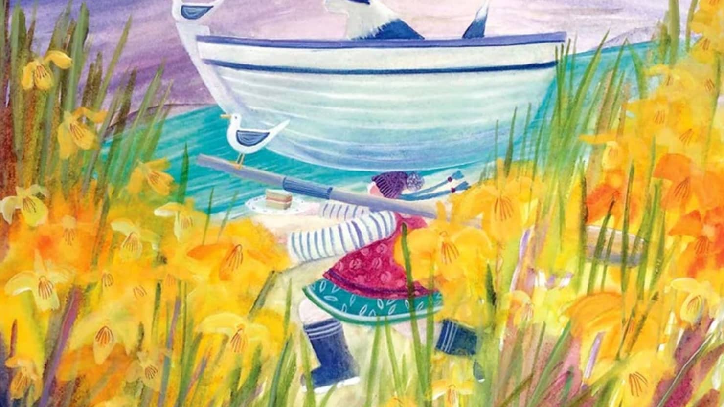Life is an ocean Love is a boat card