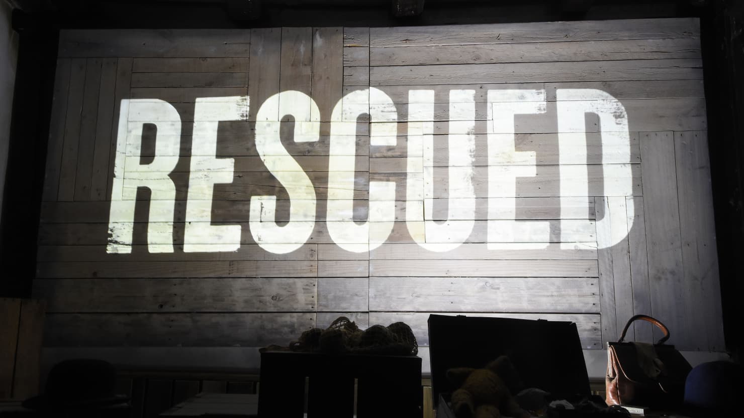 Rescued projection in Elizabethan House Plymouth
