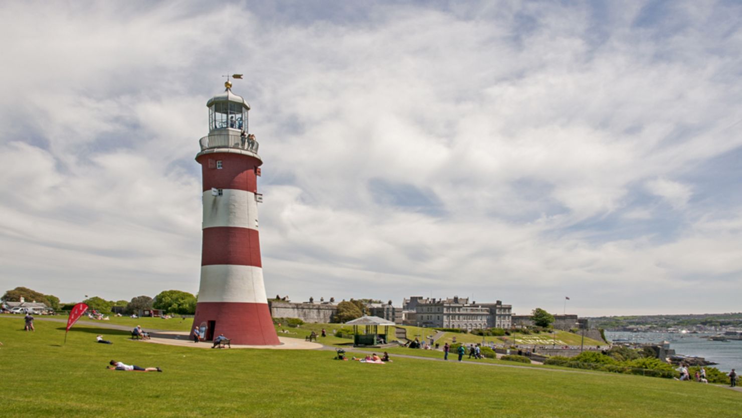 Smeaton's Tower lighthouse on the Hoe