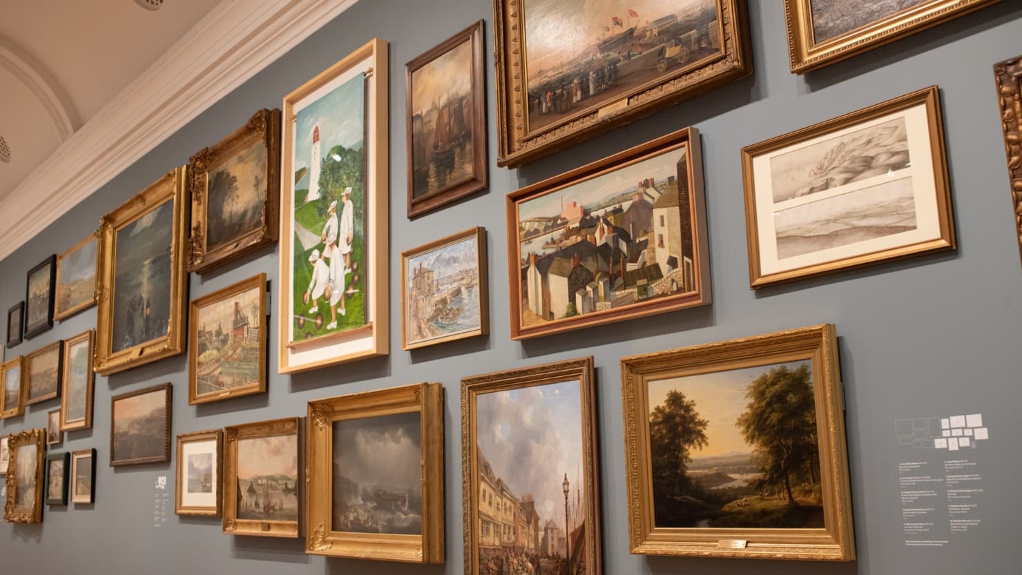 The 'Plymouth Panorama' in the Our Art gallery at The Box, Plymouth