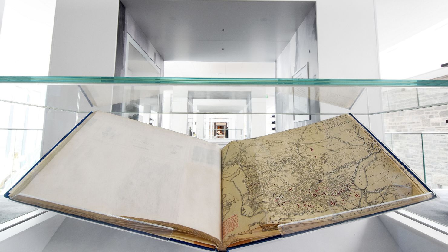 The 'Bomb Book' on display in The Box's 'Active Archives' gallery