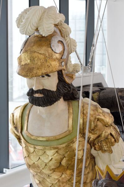 Close up of figurehead