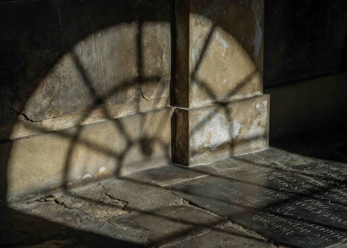 Shadows in The Charterhouse cloister