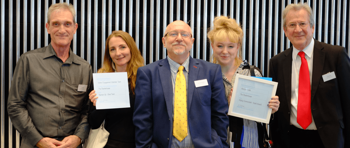 Charterhouse Volunteers at the London Volunteers in Museums Awards