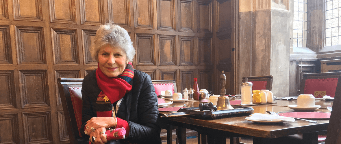 Welcome to Sue Payn – one of the first women residents at the Charterhouse