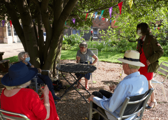 VE Day social distance BBQ – sharing stories of WW2