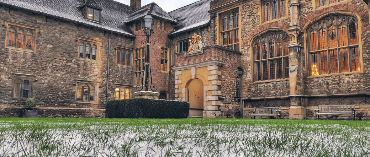 The Charterhouse in winter