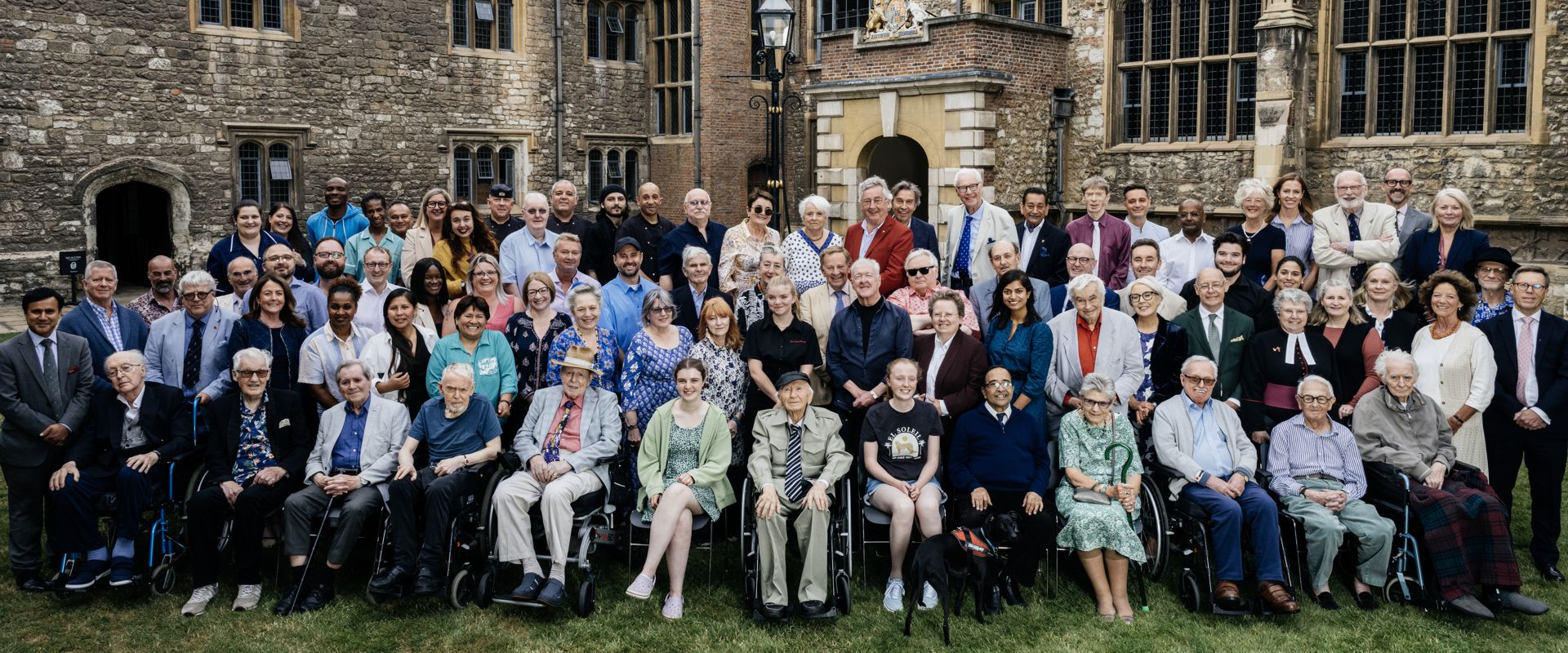 Group photograph of the Brothers at The Charterhouse