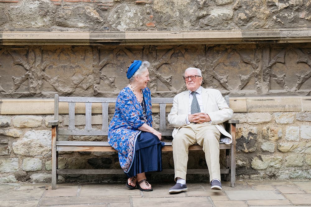 Enjoying the Charterhouse grounds