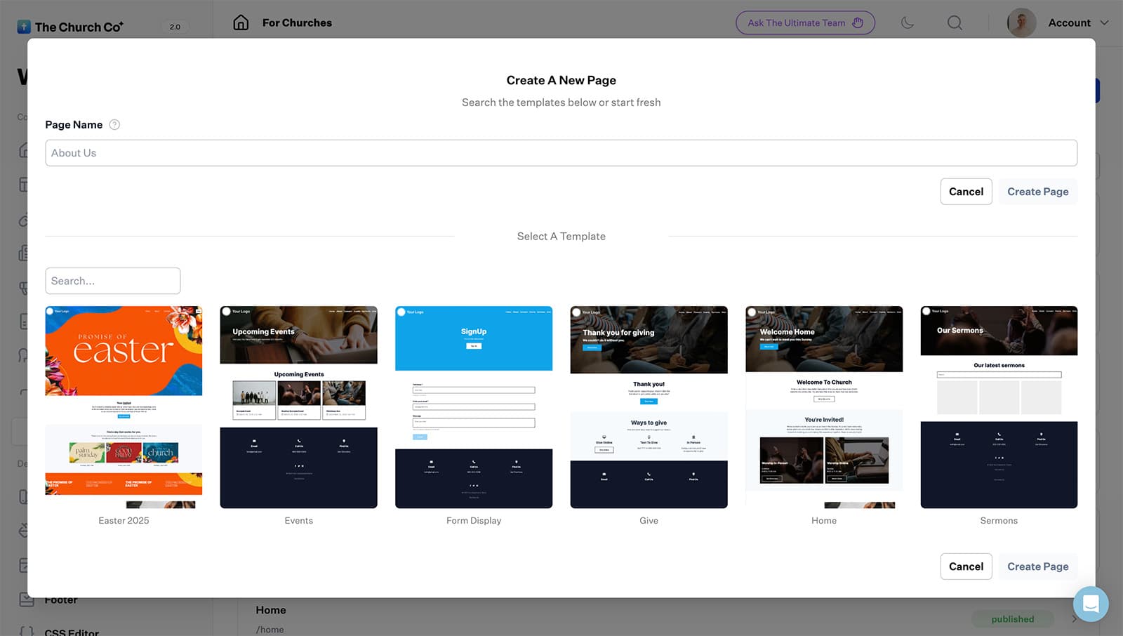 Premade Templates