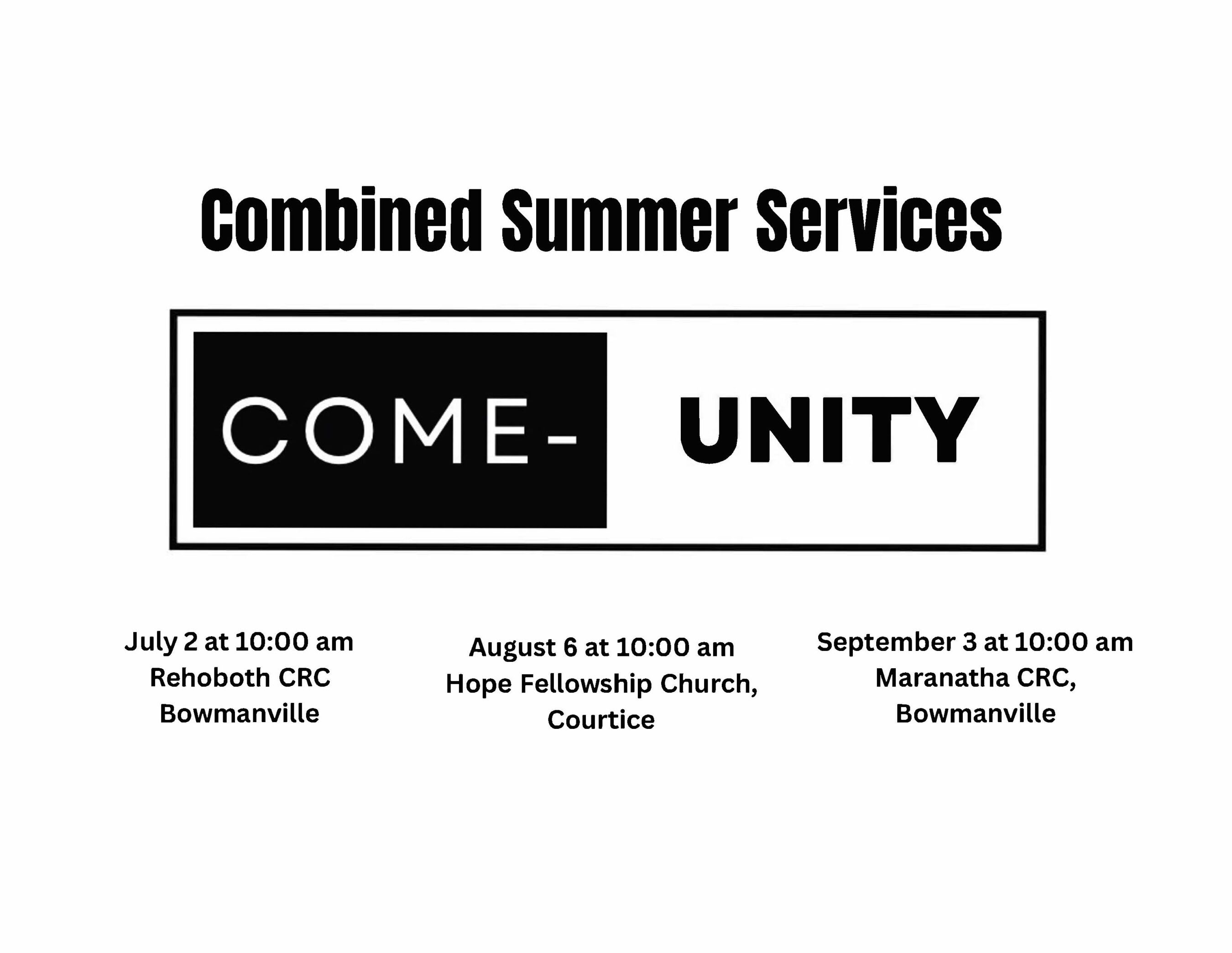 Combined services