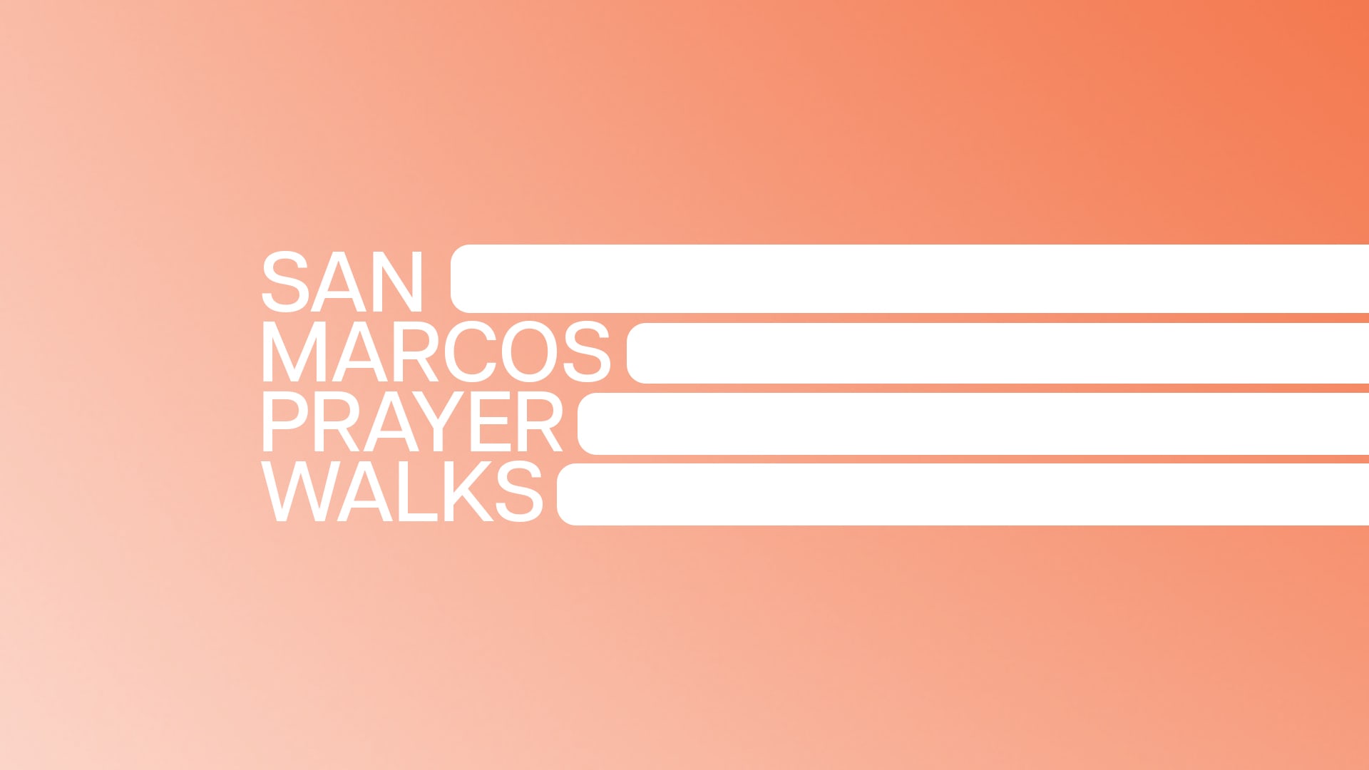 San Marcos Prayer Walk