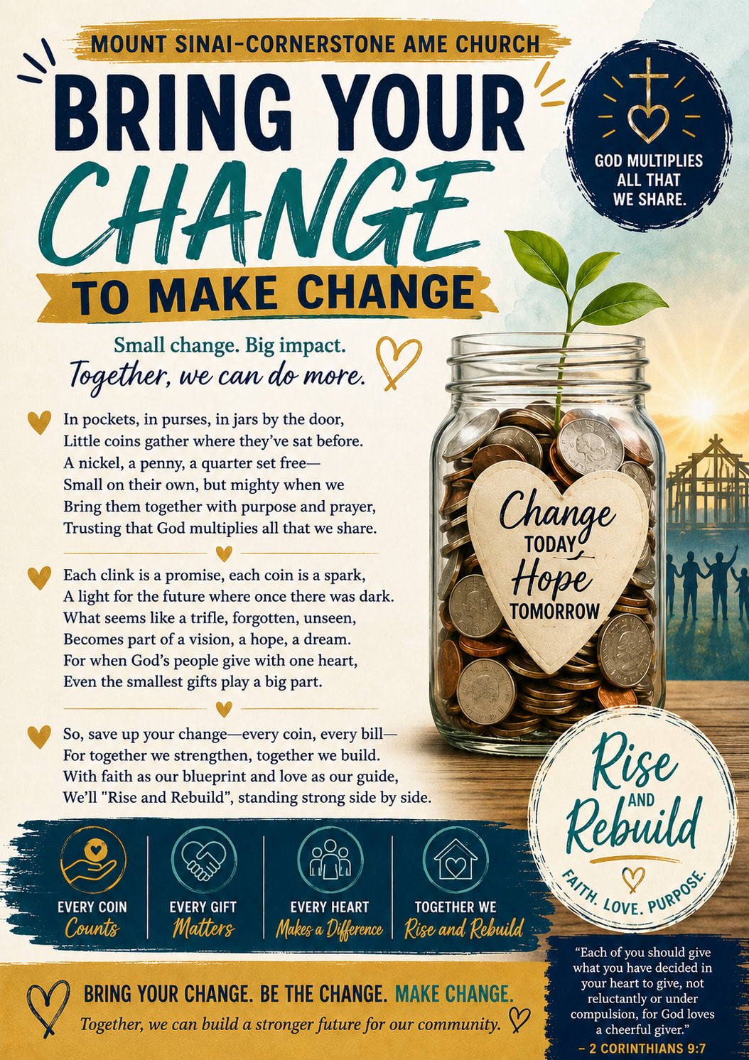 Church Campaign: Rebuild and Design