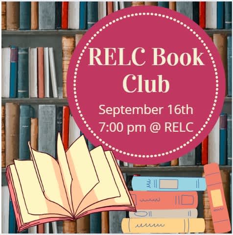 RELC Book Club 9/16 @7pm