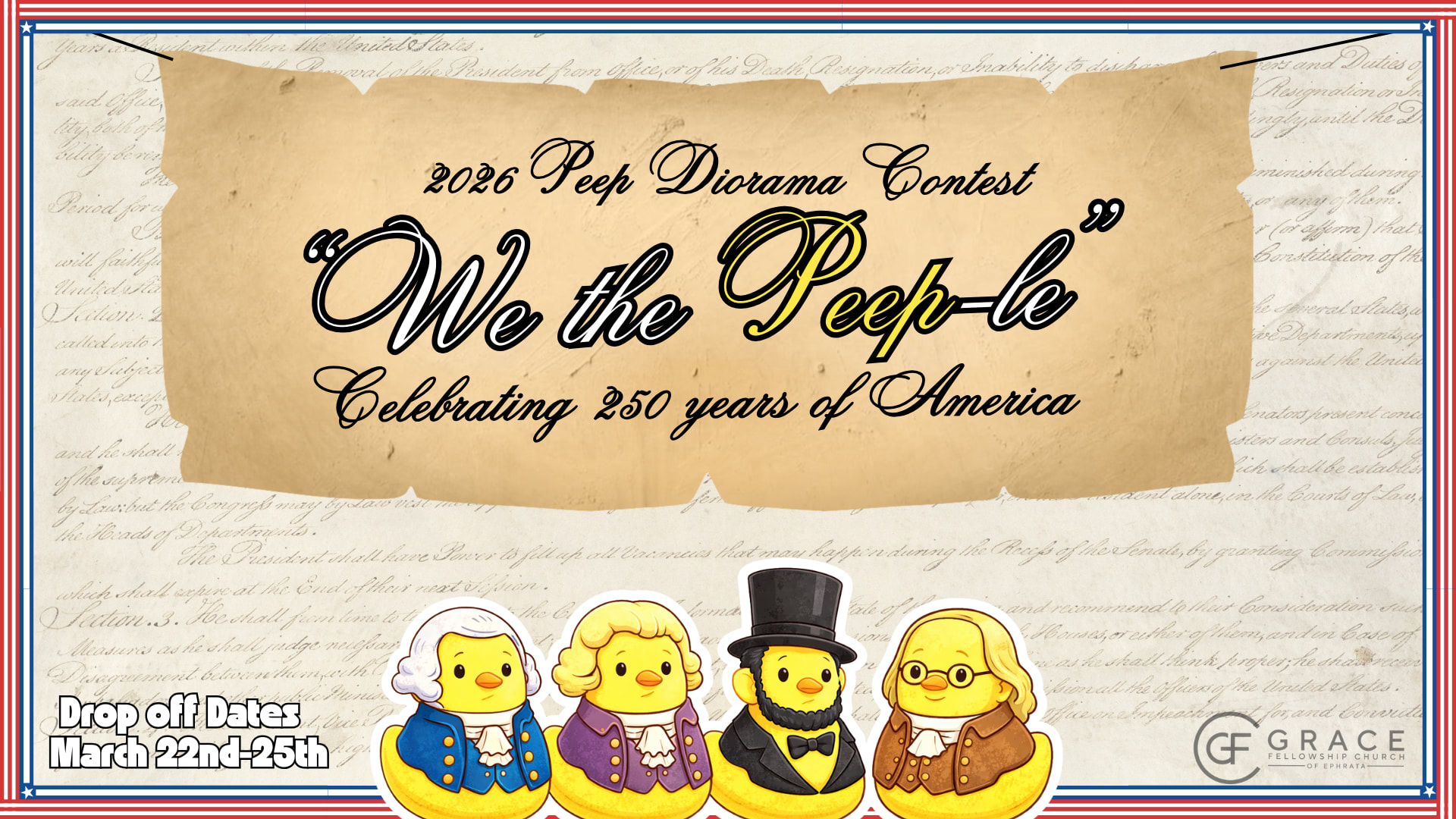 2026 Peep Contest: We the PEEP-le