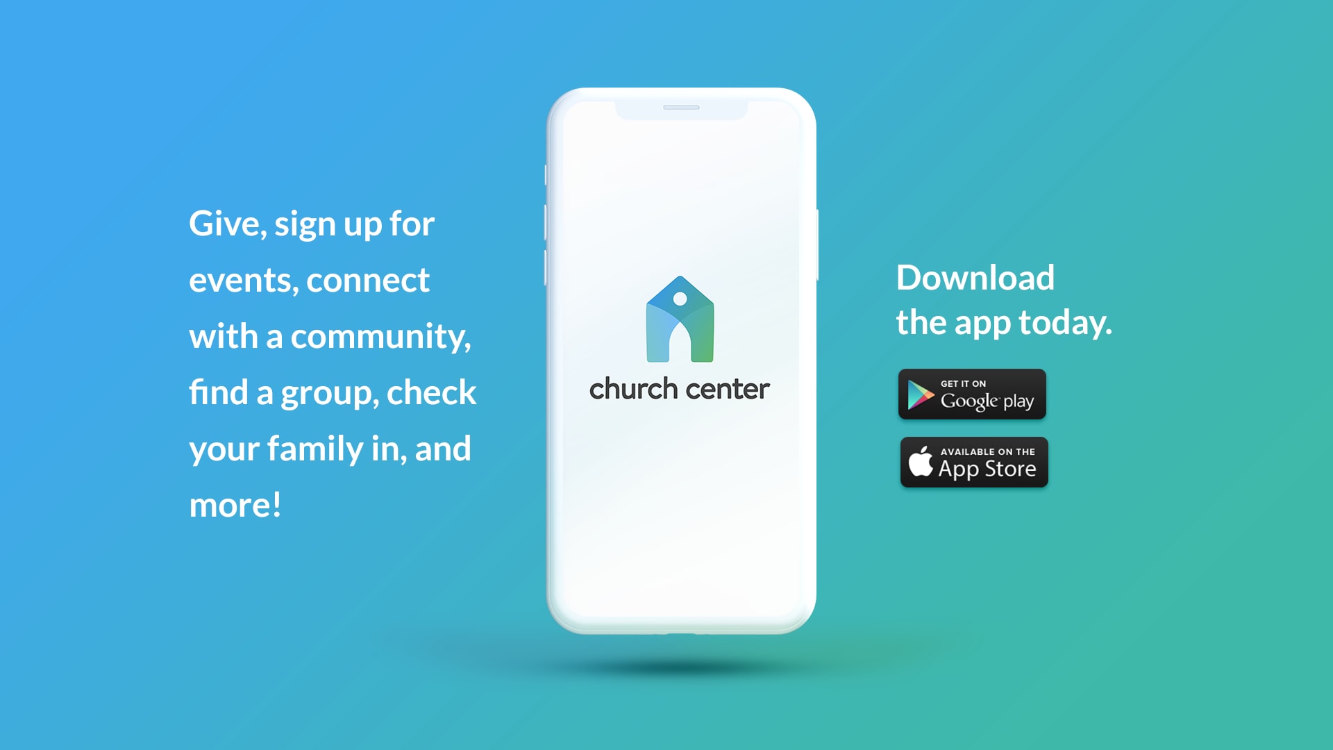 Download The Church Center app!