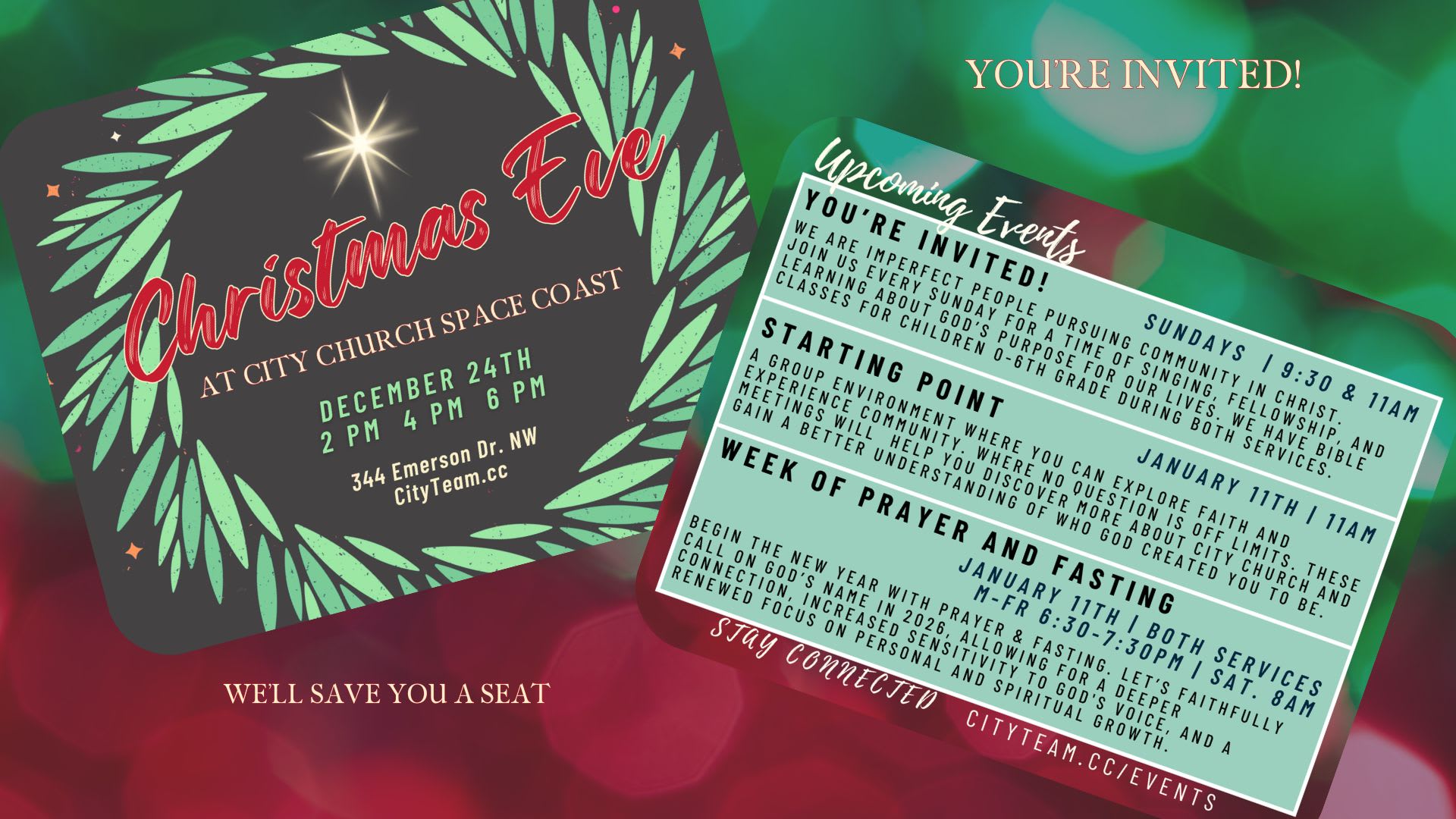 Christmas Series & Service Info