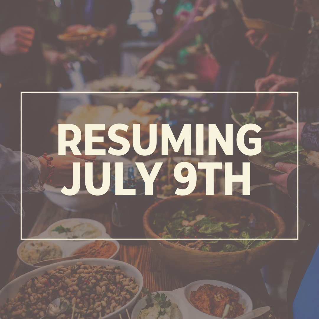 Wednesday Night Meals Resuming July 9th