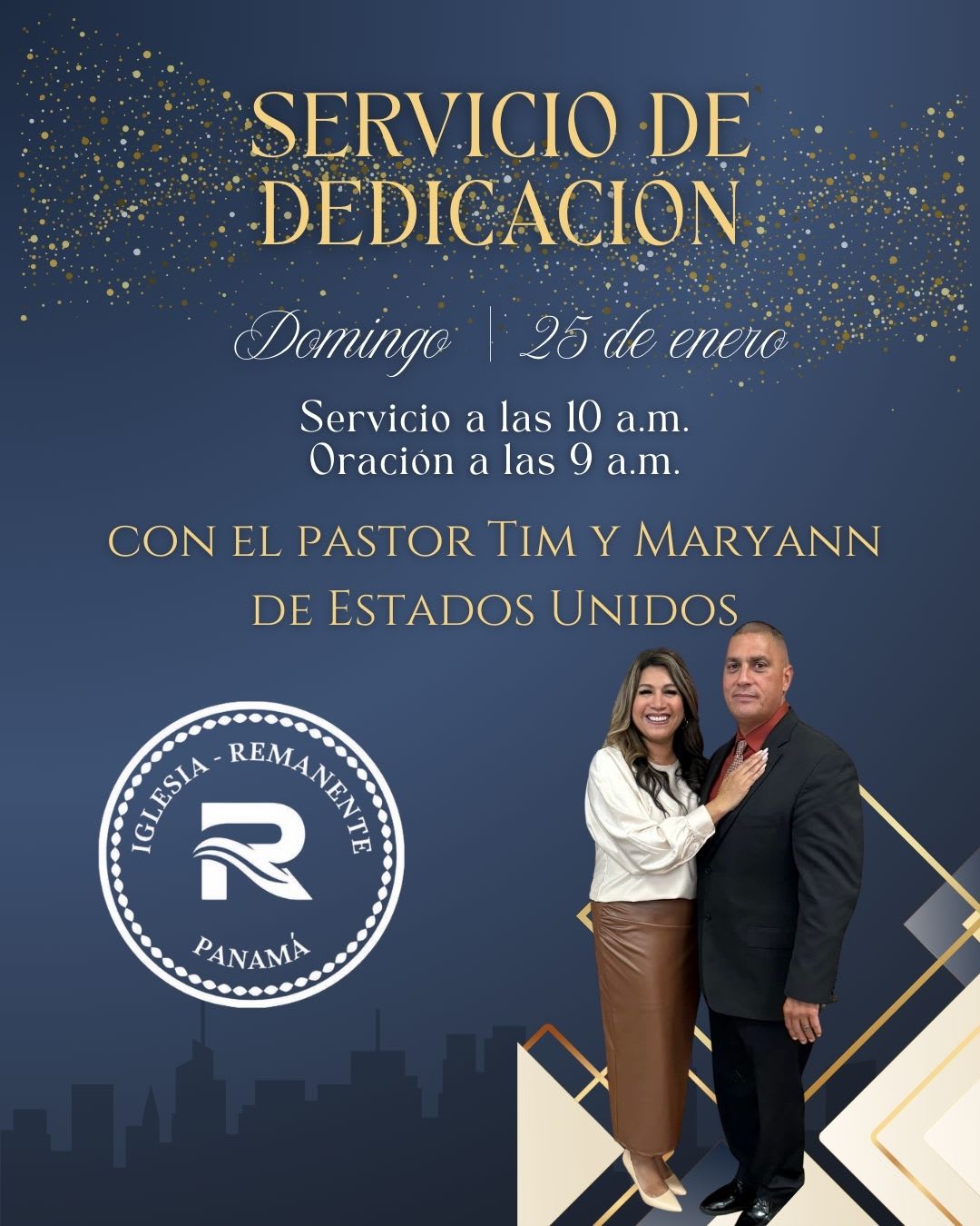 Visita del Pastor Tim y Maryann Echevarria