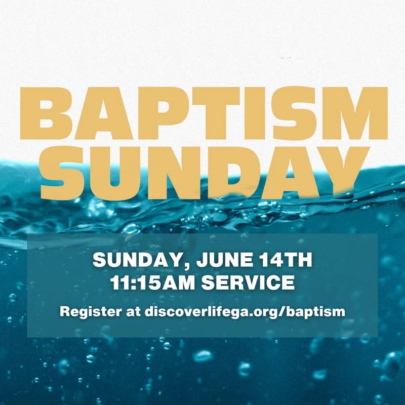 Baptism Sunday