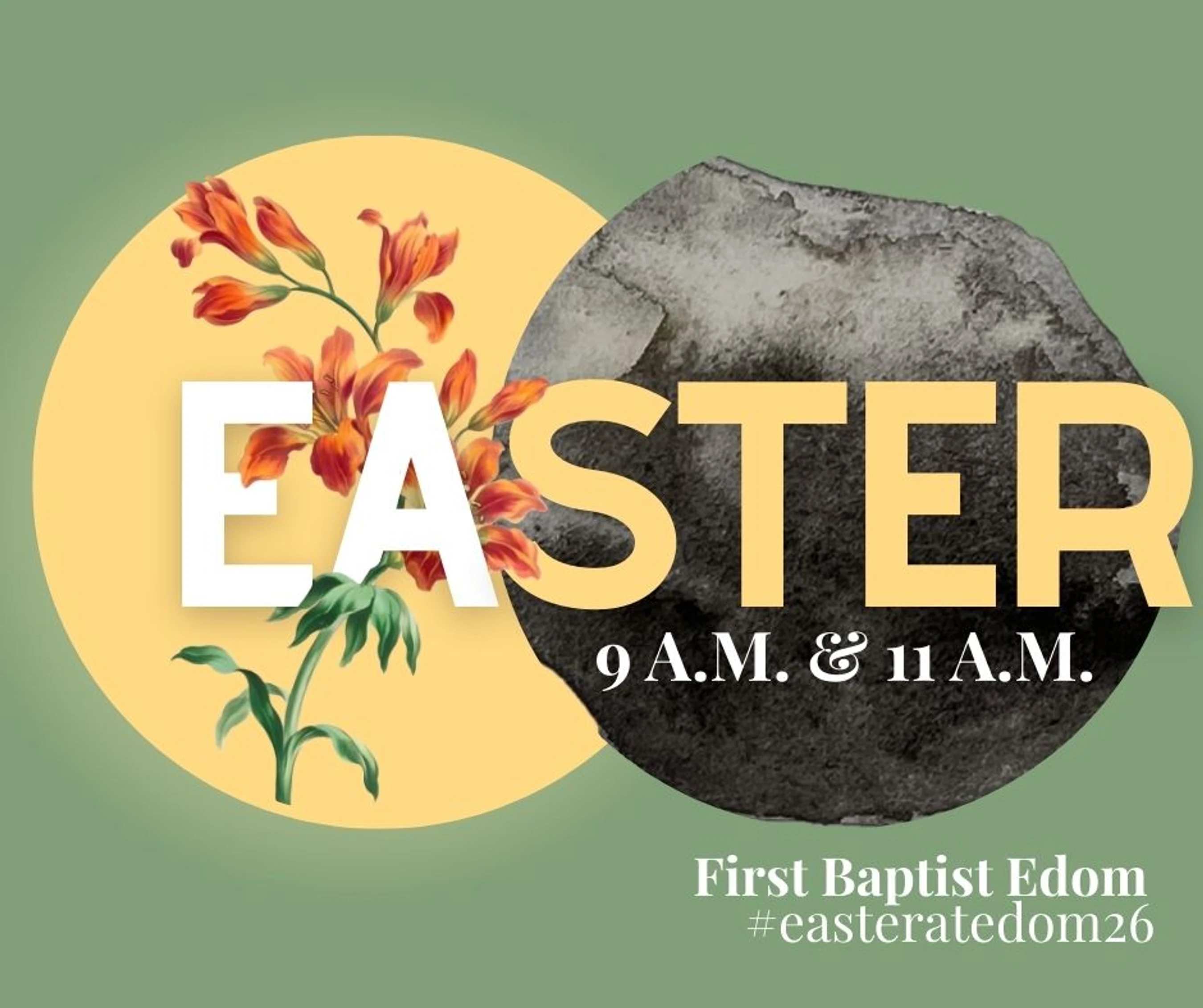 Celebrate Easter with First Baptist Edom