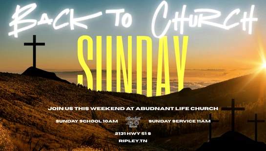 Back to Church Sunday