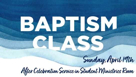 Baptism Class