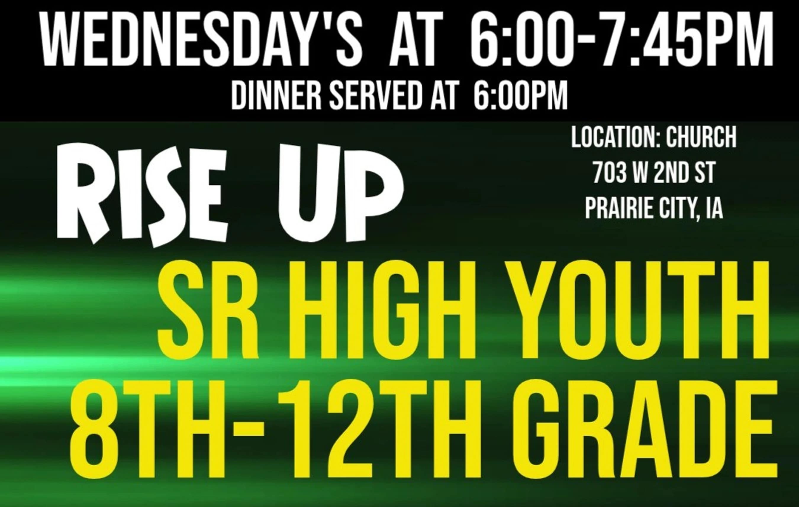 Rise-Up Sr. High Youth Group
