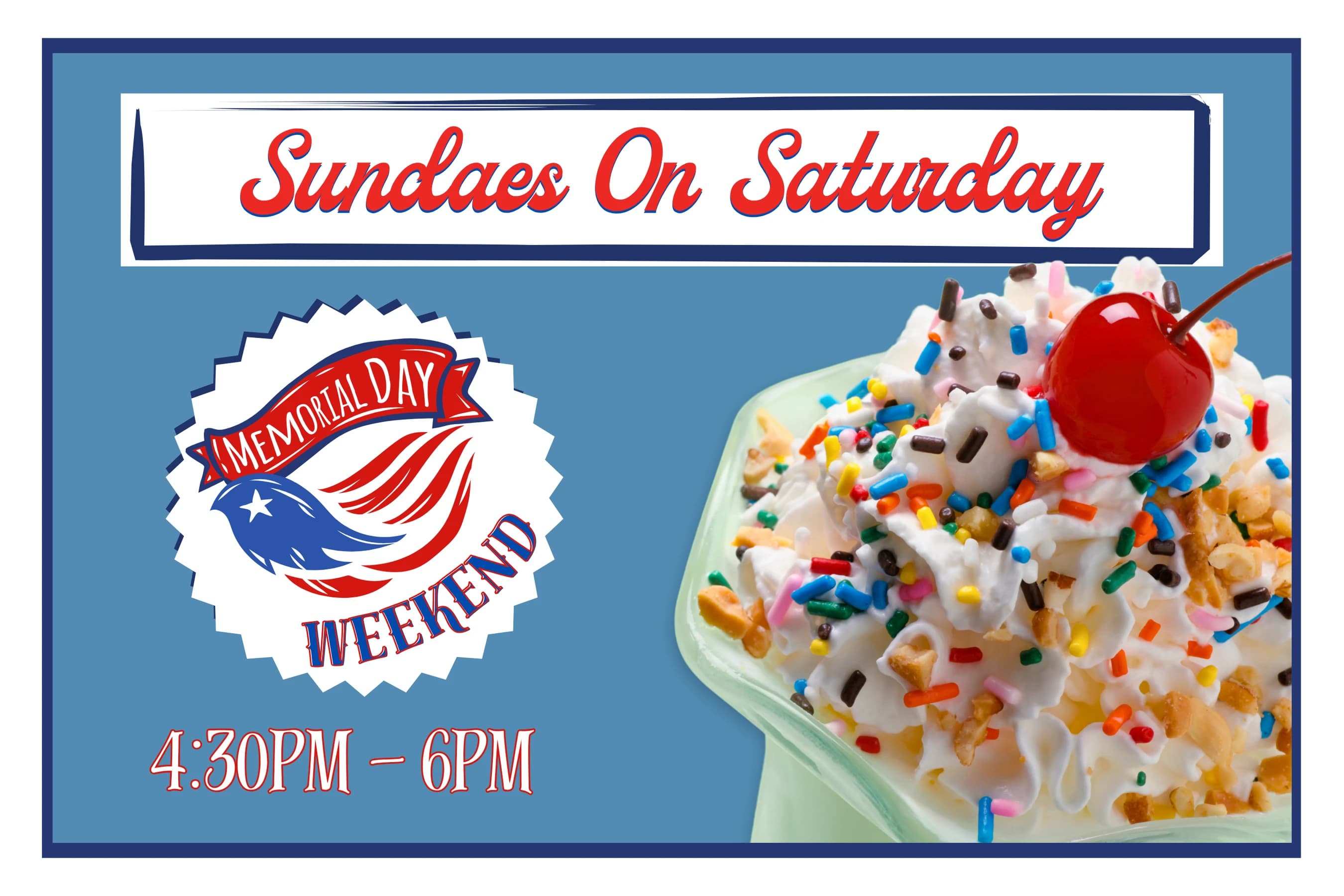 Sundaes on Saturday