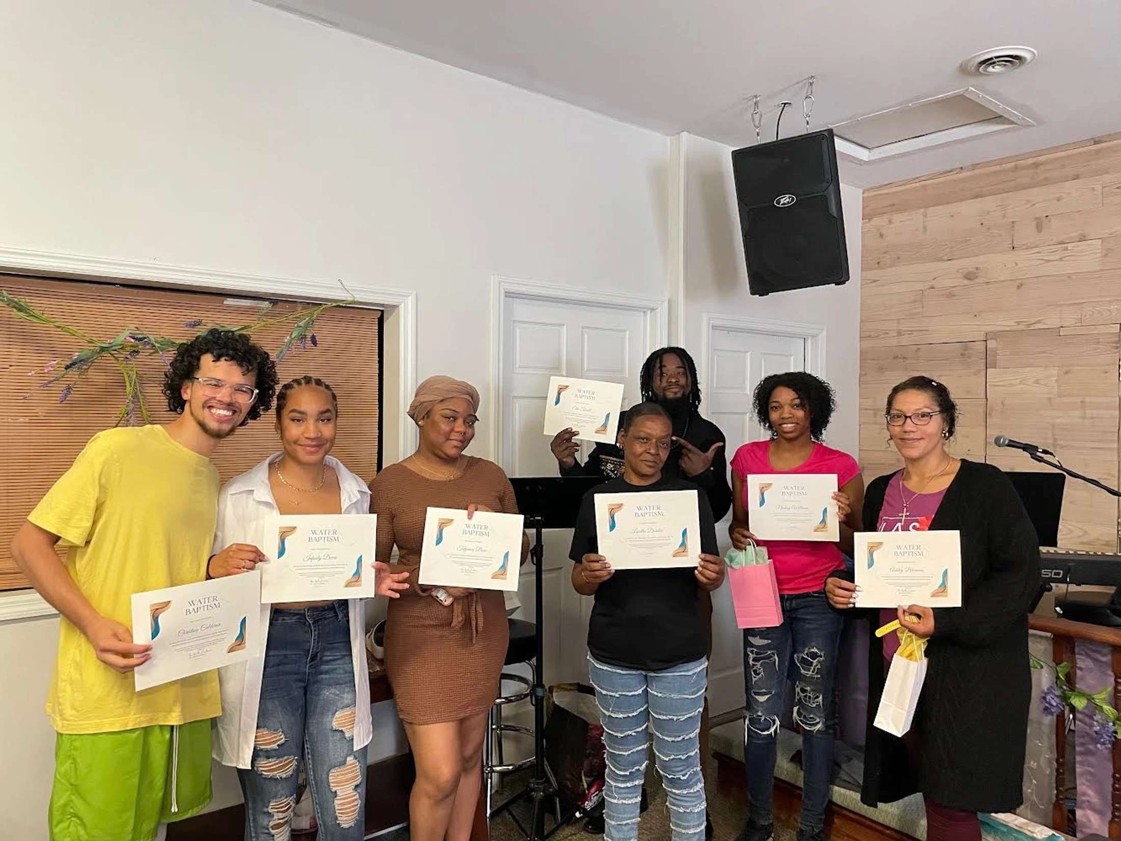 Baptized at New Hope Church 2024