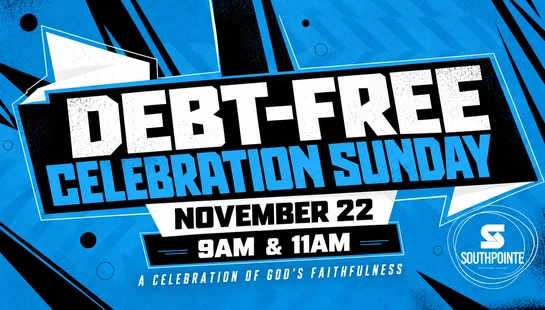 Debt-Free Celebration Sunday
