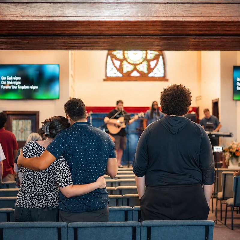 Find authentic faith and<span style="font-weight: normal;"><i> community.</i></span>