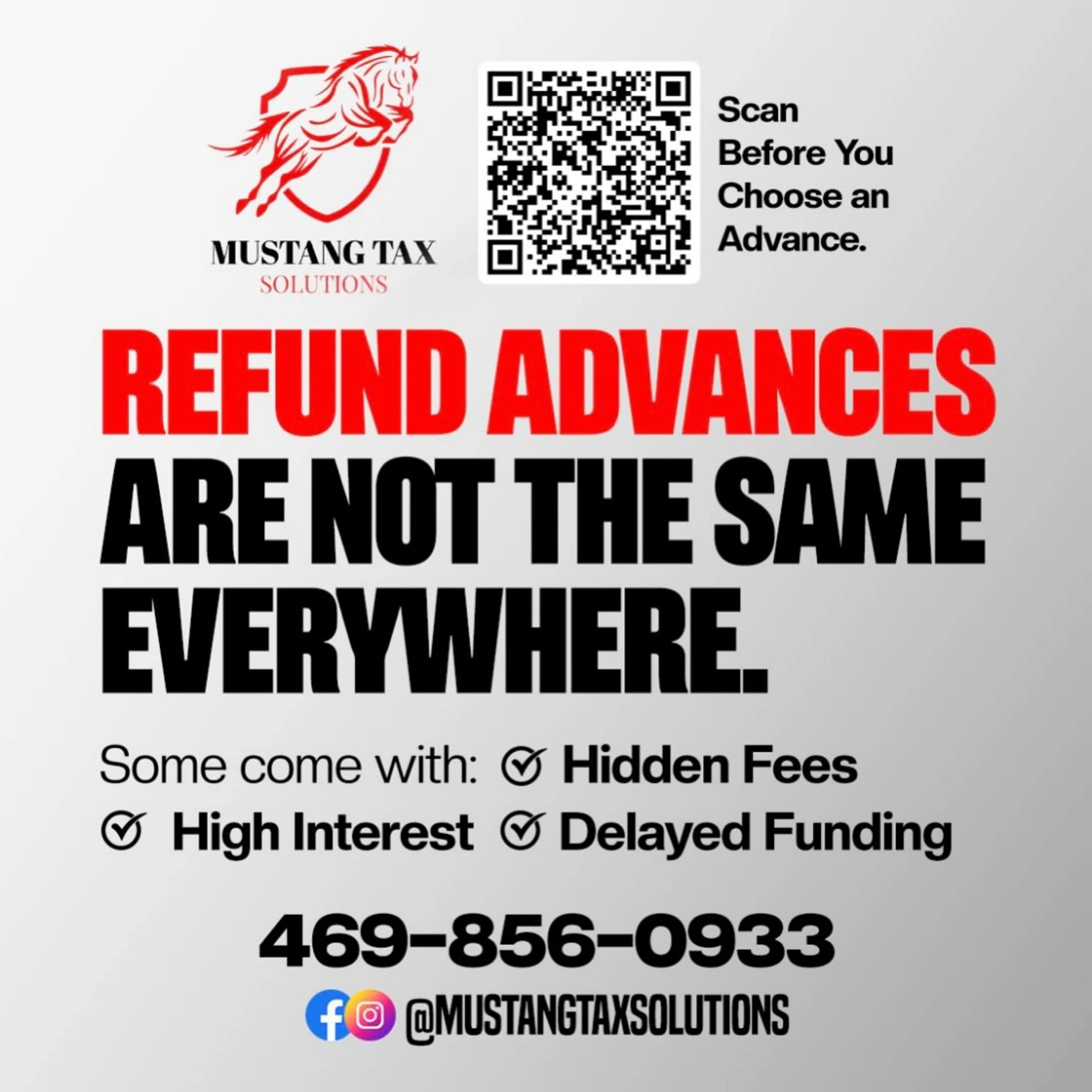NOT ALL REFUND ADVANCES ARE THE SAME.