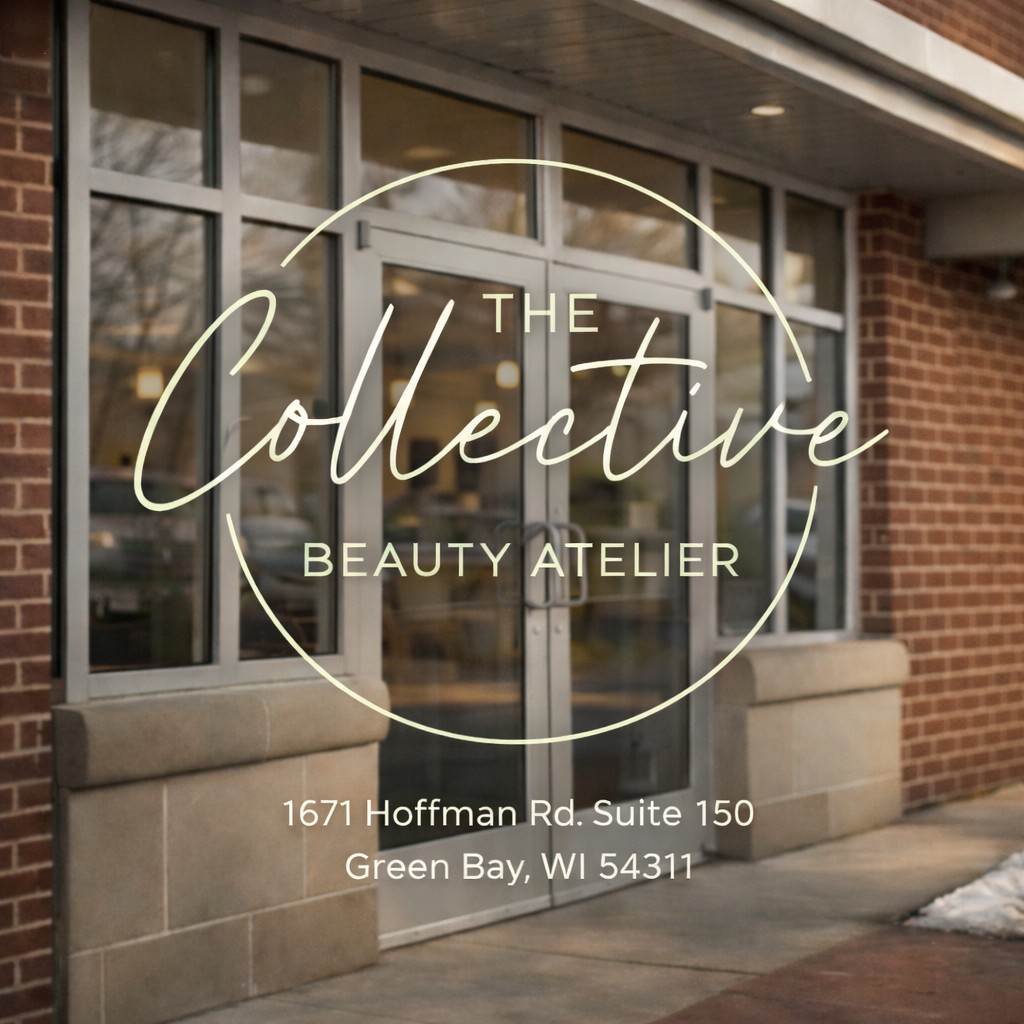 salon front with logo