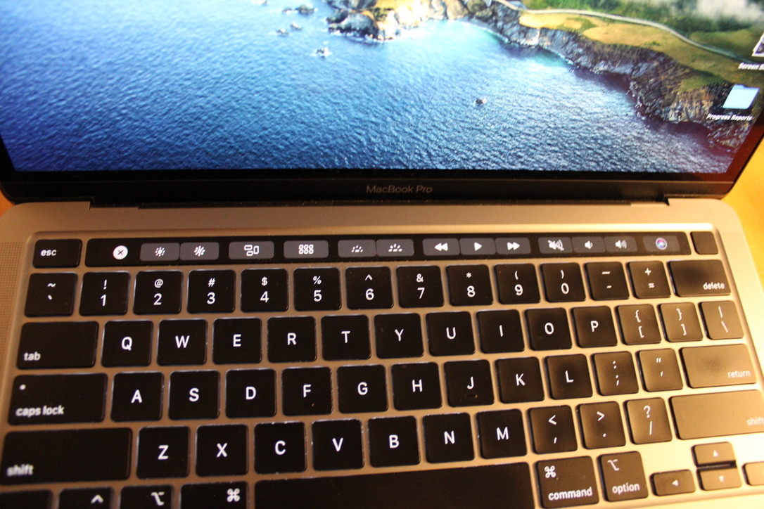 MacBook Pro&rsquo;s superior keyboard, plus touch bar